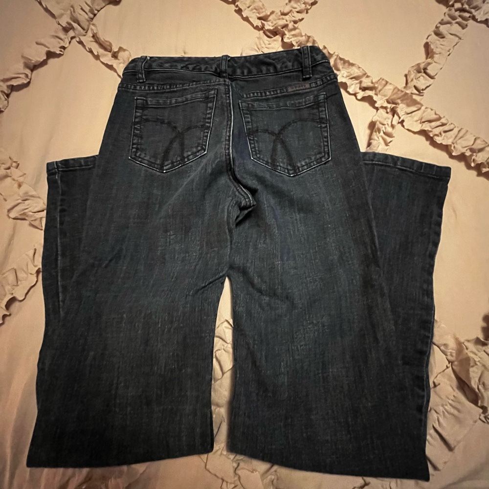 Liz Claiborne/Women's Dark Blue Bootcut Jeans size 2P - Picture 3 of 7